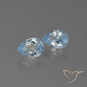 Shop natural 1.63ct Bleu ciel Topaze gems, En forme de poire, from Brésil at GemSelect. In stock, global shipping!