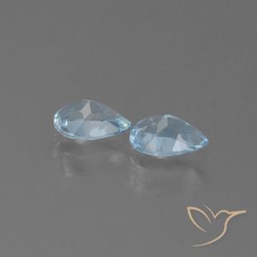 Shop natural 1.63ct Bleu ciel Topaze gems, En forme de poire, from Brésil at GemSelect. In stock, global shipping!