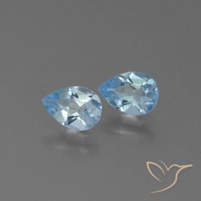 Shop natural 1.55ct Bleu Suisse Topaze gems, En forme de poire, from Brésil at GemSelect. In stock, global shipping!