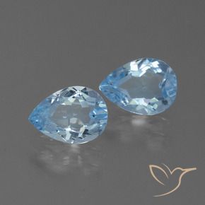 Shop natural 1.72ct Bleu ciel Topaze gems, En forme de poire, from Brésil at GemSelect. In stock, global shipping!