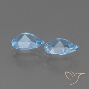 Shop natural 1.54ct Bleu Suisse Topaze gems, En forme de poire, from Brésil at GemSelect. In stock, global shipping!