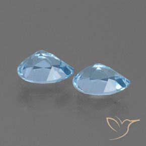 Shop natural 1.87ct Bleu ciel Topaze gems, En forme de poire, from Brésil at GemSelect. In stock, global shipping!