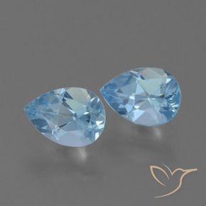 Shop natural 1.81ct Bleu Suisse Topaze gems, En forme de poire, from Brésil at GemSelect. In stock, global shipping!