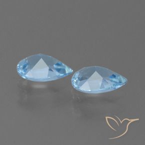 Shop natural 1.64ct Bleu ciel Topaze gems, En forme de poire, from Brésil at GemSelect. In stock, global shipping!