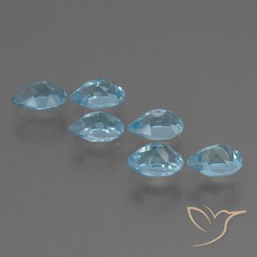 Shop natural 3.55ct Bleu ciel Topaze gems, En forme de poire, from Brésil at GemSelect. In stock, global shipping!