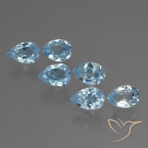 Shop natural 3.16ct Bleu Suisse Topaze gems, En forme de poire, from Brésil at GemSelect. In stock, global shipping!
