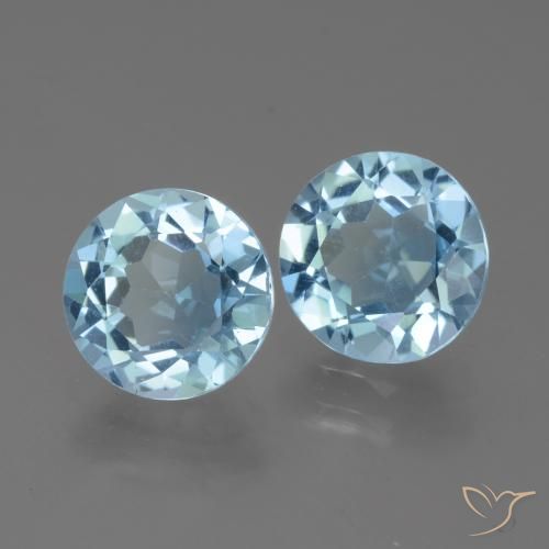 Shop natural 4.50ct Bleu ciel Topaze gems, Tour, from Brésil at GemSelect. In stock, global shipping!