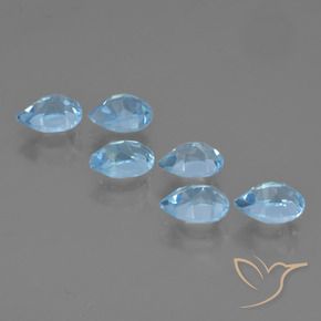 Shop natural 3.41ct Bleu ciel Topaze gems, En forme de poire, from Brésil at GemSelect. In stock, global shipping!