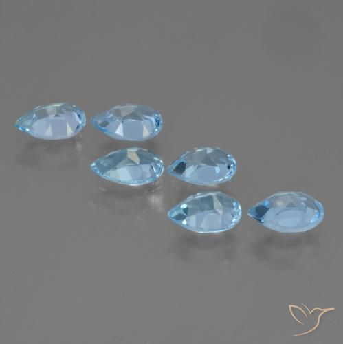 Shop natural 2.82ct Bleu ciel Topaze gems, En forme de poire, from Brésil at GemSelect. In stock, global shipping!