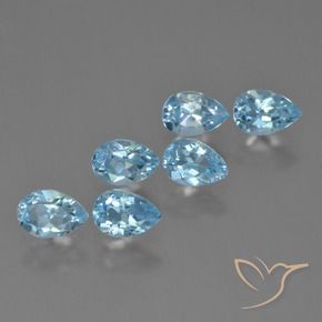 Shop natural 3.41ct Bleu ciel Topaze gems, En forme de poire, from Brésil at GemSelect. In stock, global shipping!