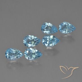 Shop natural 3.24ct Bleu ciel Topaze gems, En forme de poire, from Brésil at GemSelect. In stock, global shipping!