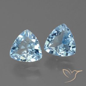 Shop natural 2.67ct Bleu ciel Topaze gems, Trillion, from Brésil at GemSelect. In stock, global shipping!
