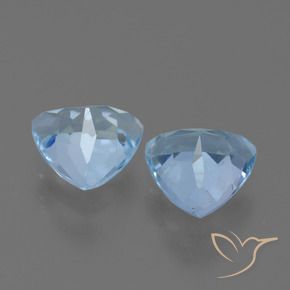 Shop natural 2.67ct Bleu ciel Topaze gems, Trillion, from Brésil at GemSelect. In stock, global shipping!