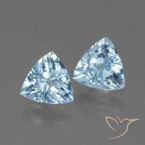 Shop natural 2.42ct Bleu ciel Topaze gems, Trillion, from Brésil at GemSelect. In stock, global shipping!
