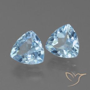 Shop natural 2.80ct Bleu ciel Topaze gems, Trillion, from Brésil at GemSelect. In stock, global shipping!
