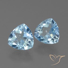 Shop natural 2.91ct Bleu ciel Topaze gems, Trillion, from Brésil at GemSelect. In stock, global shipping!