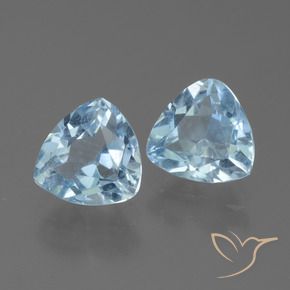 Shop natural 2.79ct Bleu ciel Topaze gems, Trillion, from Brésil at GemSelect. In stock, global shipping!