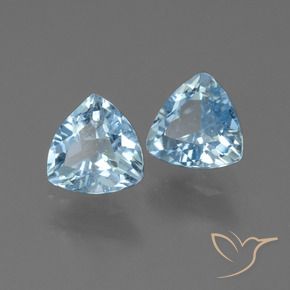 Shop natural 2.66ct Bleu ciel Topaze gems, Trillion, from Brésil at GemSelect. In stock, global shipping!
