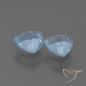 Shop natural 2.66ct Bleu ciel Topaze gems, Trillion, from Brésil at GemSelect. In stock, global shipping!