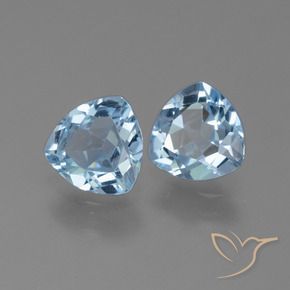 Shop natural 2.44ct Bleu ciel Topaze gems, Trillion, from Brésil at GemSelect. In stock, global shipping!