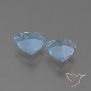 Shop natural 2.44ct Bleu ciel Topaze gems, Trillion, from Brésil at GemSelect. In stock, global shipping!