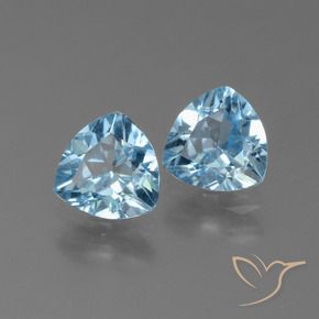 Shop natural 2.41ct Bleu ciel Topaze gems, Trillion, from Brésil at GemSelect. In stock, global shipping!