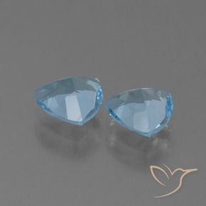 Shop natural 2.41ct Bleu ciel Topaze gems, Trillion, from Brésil at GemSelect. In stock, global shipping!
