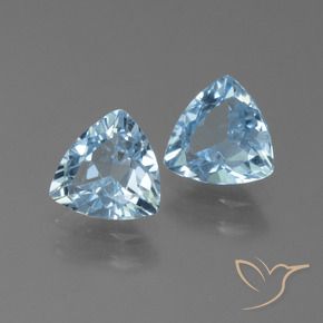 Shop natural 2.49ct Bleu ciel Topaze gems, Trillion, from Brésil at GemSelect. In stock, global shipping!