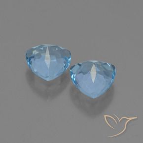 Shop natural 2.94ct Bleu ciel Topaze gems, Trillion, from Brésil at GemSelect. In stock, global shipping!