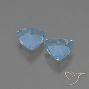 Shop natural 2.52ct Bleu Suisse Topaze gems, Trillion, from Brésil at GemSelect. In stock, global shipping!