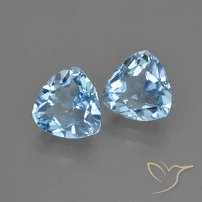 Shop natural 2.61ct Bleu ciel Topaze gems, Trillion, from Brésil at GemSelect. In stock, global shipping!