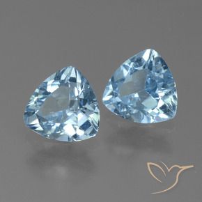Shop natural 2.43ct Bleu ciel Topaze gems, Trillion, from Brésil at GemSelect. In stock, global shipping!