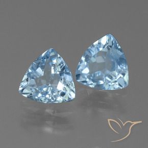 Shop natural 2.19ct Bleu ciel Topaze gems, Trillion, from Brésil at GemSelect. In stock, global shipping!