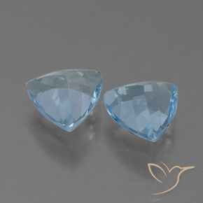 Shop natural 2.19ct Bleu ciel Topaze gems, Trillion, from Brésil at GemSelect. In stock, global shipping!