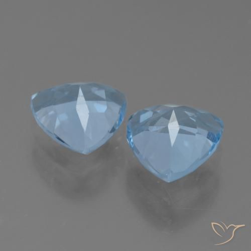 Shop natural 2.83ct Bleu ciel Topaze gems, Trillion, from Brésil at GemSelect. In stock, global shipping!