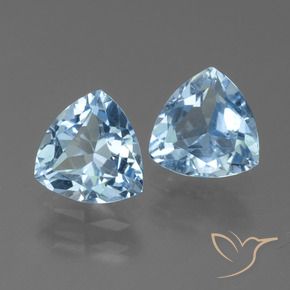 Shop natural 2.62ct Bleu ciel Topaze gems, Trillion, from Brésil at GemSelect. In stock, global shipping!