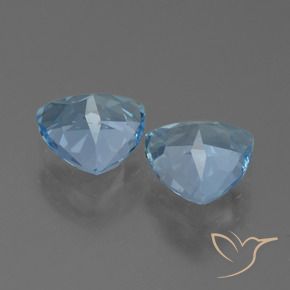 Shop natural 2.62ct Bleu ciel Topaze gems, Trillion, from Brésil at GemSelect. In stock, global shipping!
