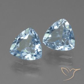 Shop natural 2.54ct Bleu ciel Topaze gems, Trillion, from Brésil at GemSelect. In stock, global shipping!