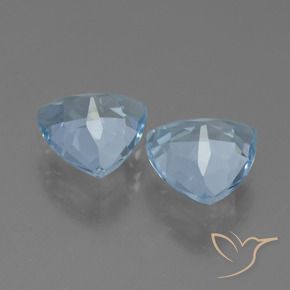 Shop natural 2.54ct Bleu ciel Topaze gems, Trillion, from Brésil at GemSelect. In stock, global shipping!