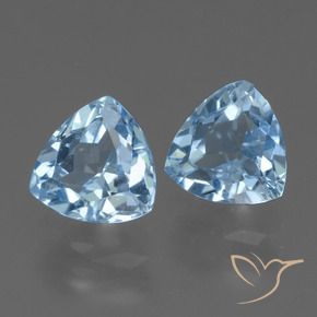 Shop natural 3.30ct Bleu ciel Topaze gems, Trillion, from Brésil at GemSelect. In stock, global shipping!