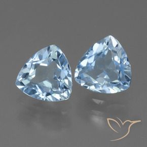 Shop natural 2.75ct Bleu ciel Topaze gems, Trillion, from Brésil at GemSelect. In stock, global shipping!