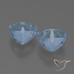 Shop natural 2.75ct Bleu ciel Topaze gems, Trillion, from Brésil at GemSelect. In stock, global shipping!