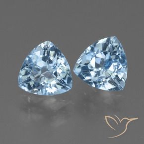 Shop natural 2.79ct Bleu ciel Topaze gems, Trillion, from Brésil at GemSelect. In stock, global shipping!