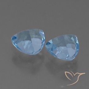 Shop natural 2.79ct Bleu ciel Topaze gems, Trillion, from Brésil at GemSelect. In stock, global shipping!