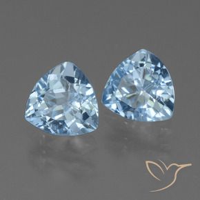 Shop natural 2.59ct Bleu ciel Topaze gems, Trillion, from Brésil at GemSelect. In stock, global shipping!