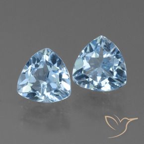 Shop natural 2.72ct Bleu ciel Topaze gems, Trillion, from Brésil at GemSelect. In stock, global shipping!