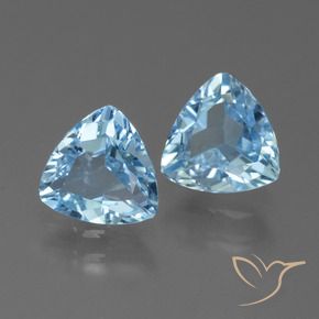 Shop natural 2.47ct Bleu ciel Topaze gems, Trillion, from Brésil at GemSelect. In stock, global shipping!
