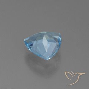 Topaze Bleu ciel naturelle Trillion, 1.14 ct, VS