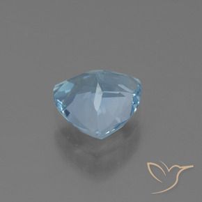 Topaze Bleu ciel naturelle Trillion, 1.32 ct, VS