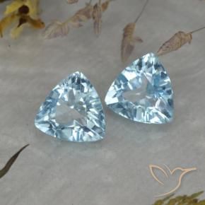 Shop natural 2.55ct Bleu Suisse Topaze gems, Trillion, from Brésil at GemSelect. In stock, global shipping!